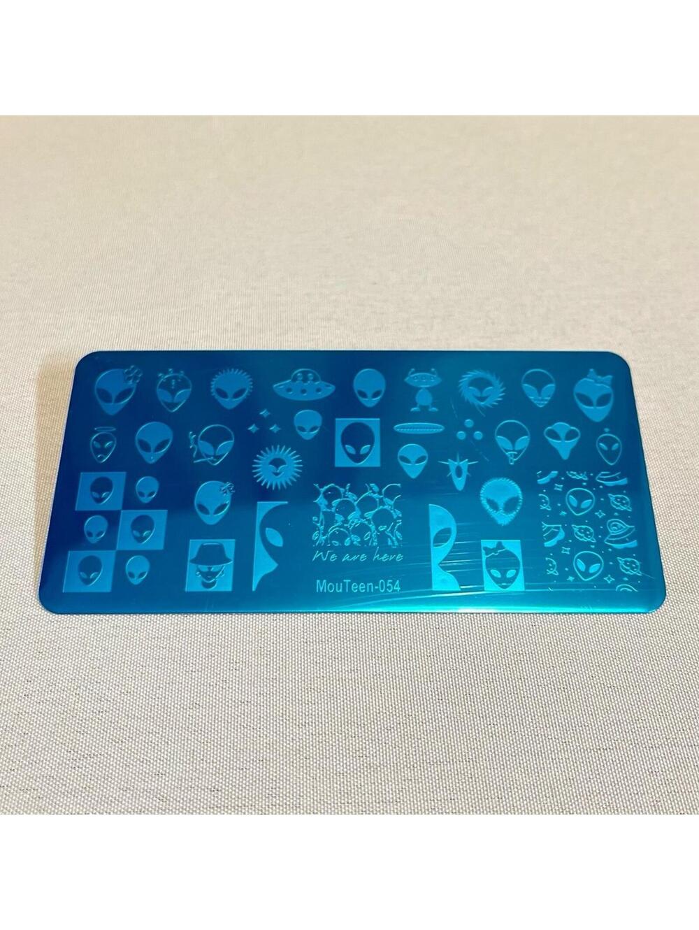 New - Nail Stamping Plate - Aliens